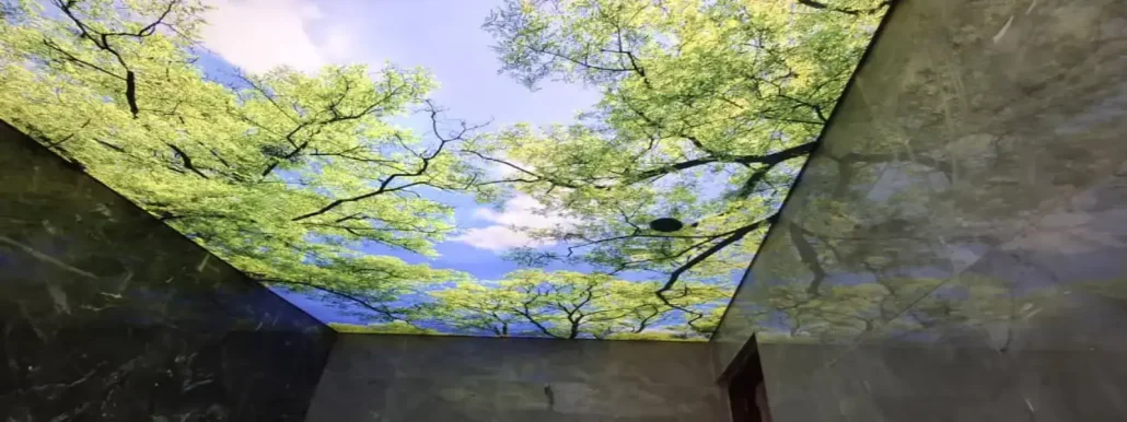 آسمان مجازی برای سقف پذیرایی و آشپزخانه