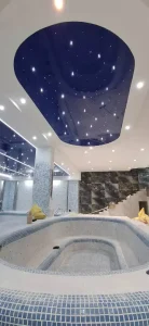 آسمان مجازی با نورپردازی فیبرنوری و کریستال